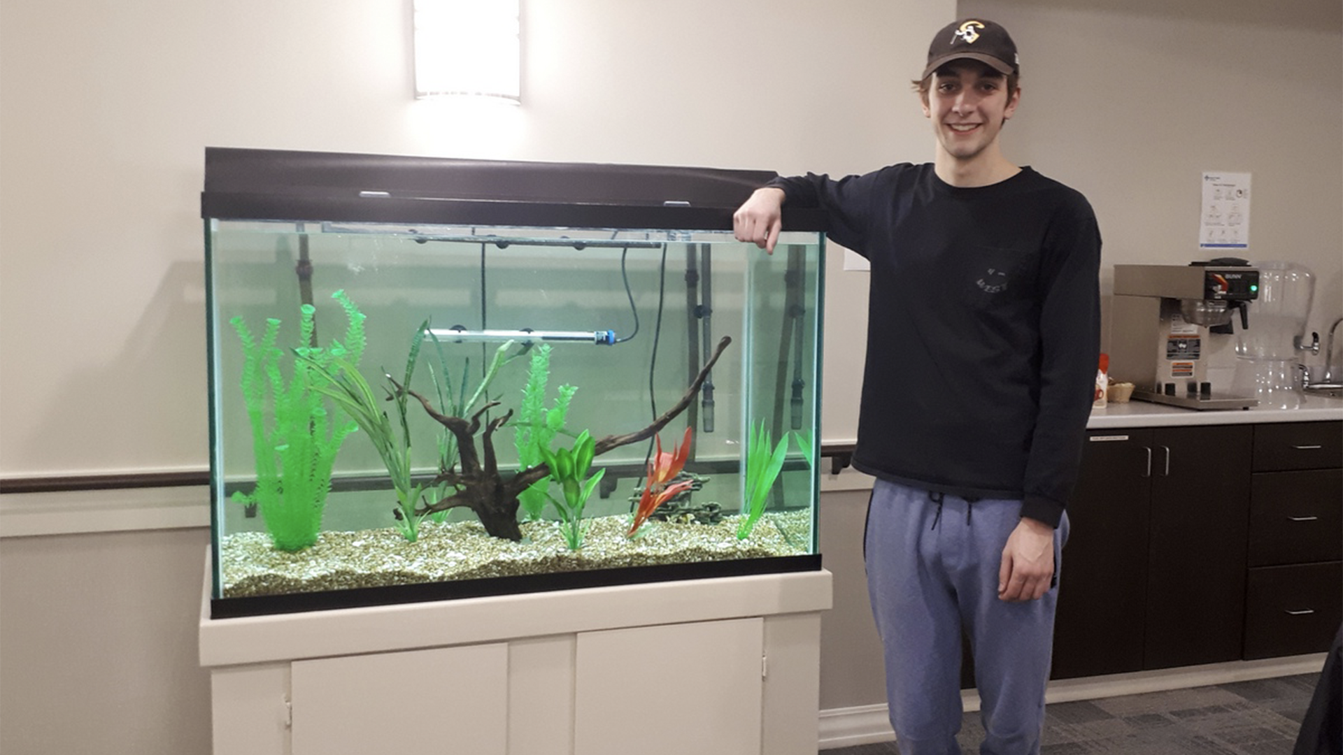 Great Connections Result in New In-House Aquarium